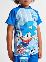 Brand Threads Blue Sonic the Hedgehog Active Daywear Set - Image 3 of 6