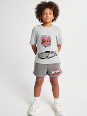 Brand Threads Grey Hot Wheels T-Shirt & Shorts Set - Image 1 of 6