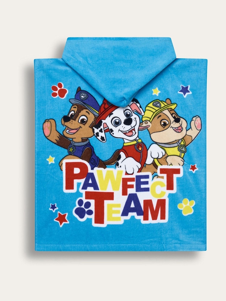 Brand Threads Blue Paw Patrol Poncho - Image 1 of 4