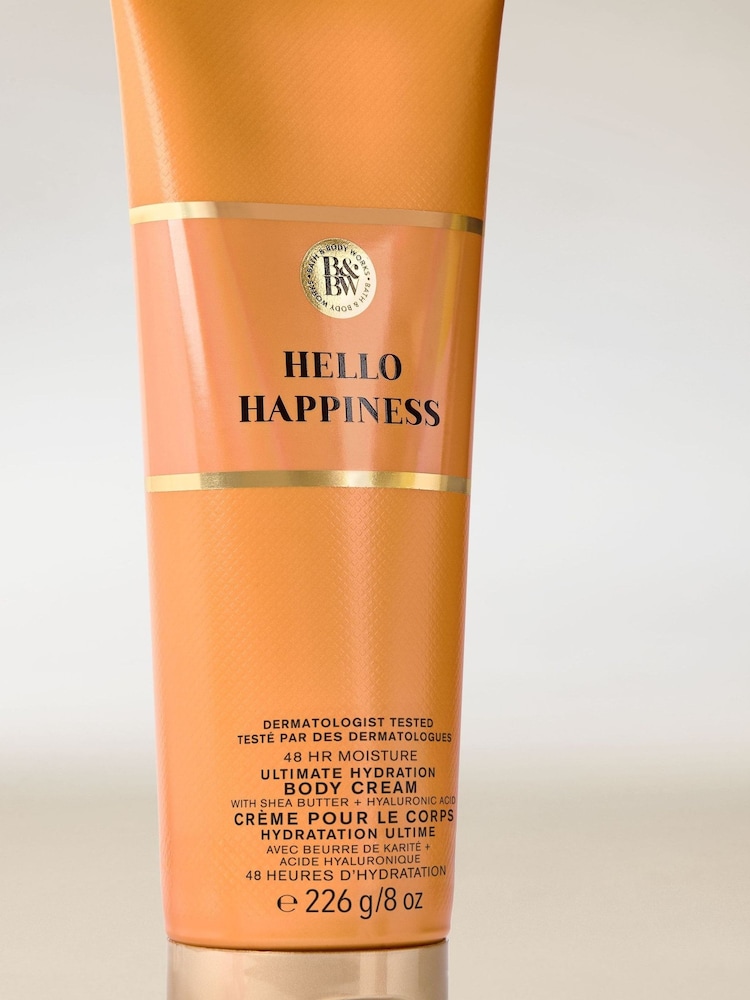 Bath & Body Works Hello Happiness Ultimate Hydration Body Cream 226g - Image 2 of 3 Bath & Body Works Hello Happiness Ultimate Hydration Body Cream 226g - Image 2 of 3