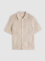 Levi's® Cream Sweater Camp Shirt - Image 4 of 5