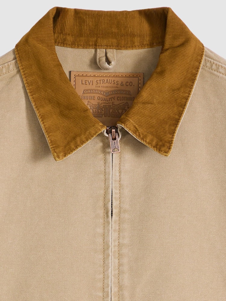 Levi's® Natural Castro Full-Zip Sweatshirt - Image 5 of 5 Levi's® Natural Castro Full-Zip Sweatshirt - Image 5 of 5