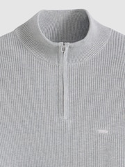 Levi's® Grey Housemark Quarter-Zip Sweater - Image 4 of 5