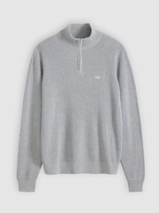 Levi's® Grey Housemark Quarter-Zip Sweater - Image 5 of 5