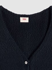 Levi's® Black Helen Mini Boucle Vest - Image 6 of 6
