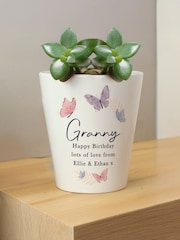 Personalised Butterfly Plant Pot by PMC - Image 1 of 3