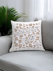 Personalised Leopard Print Cushion by PMC - Image 3 of 3