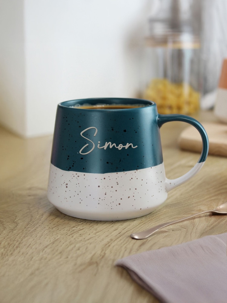 Personalised Speckled Ceramic Mug by PMC - Image 1 of 2