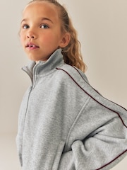 Grey Zip Through Sweatshirt (3-16yrs) - Image 4 of 8