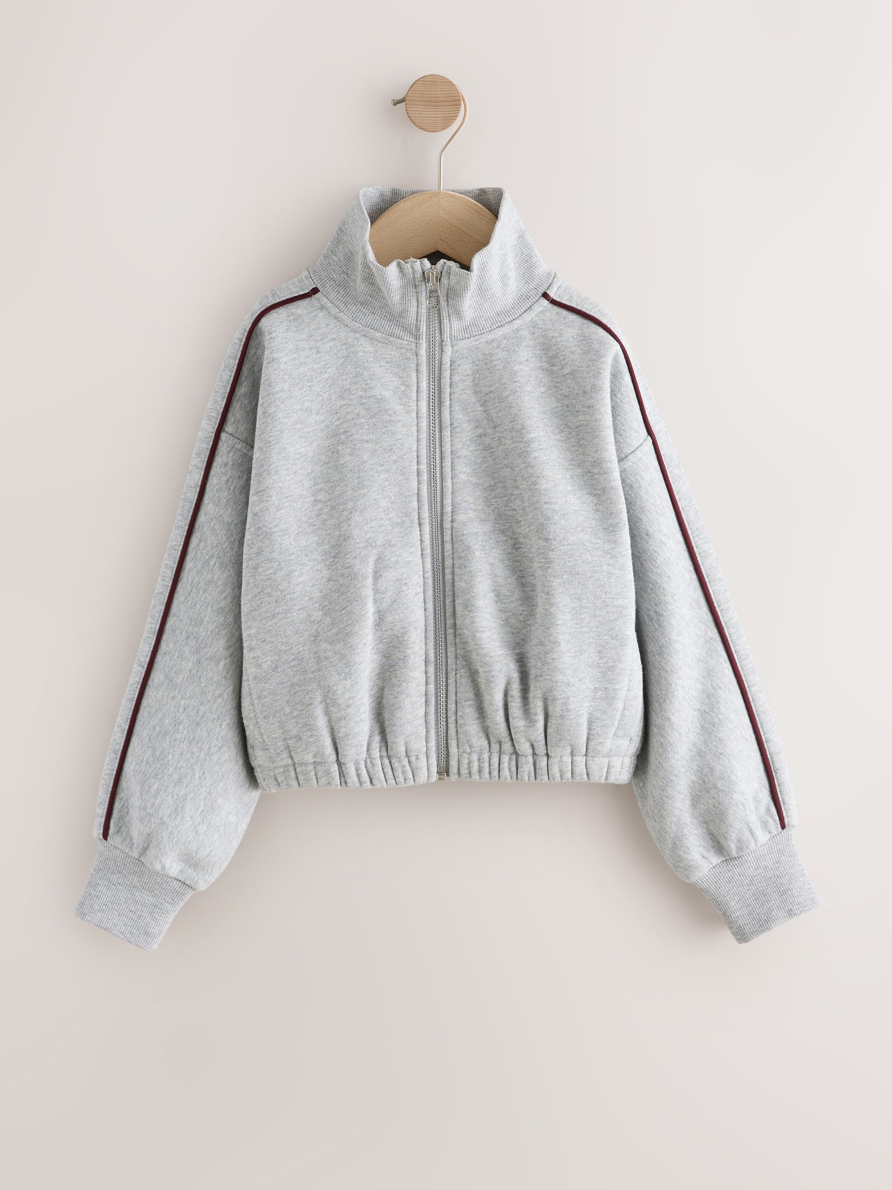 Buy Grey Zip Through Sweatshirt (3-16yrs) from Next USA