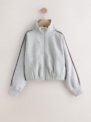Grey Zip Through Sweatshirt (3-16yrs) - Image 5 of 8