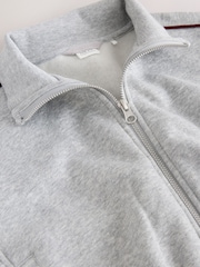 Grey Zip Through Sweatshirt (3-16yrs) - Image 8 of 8