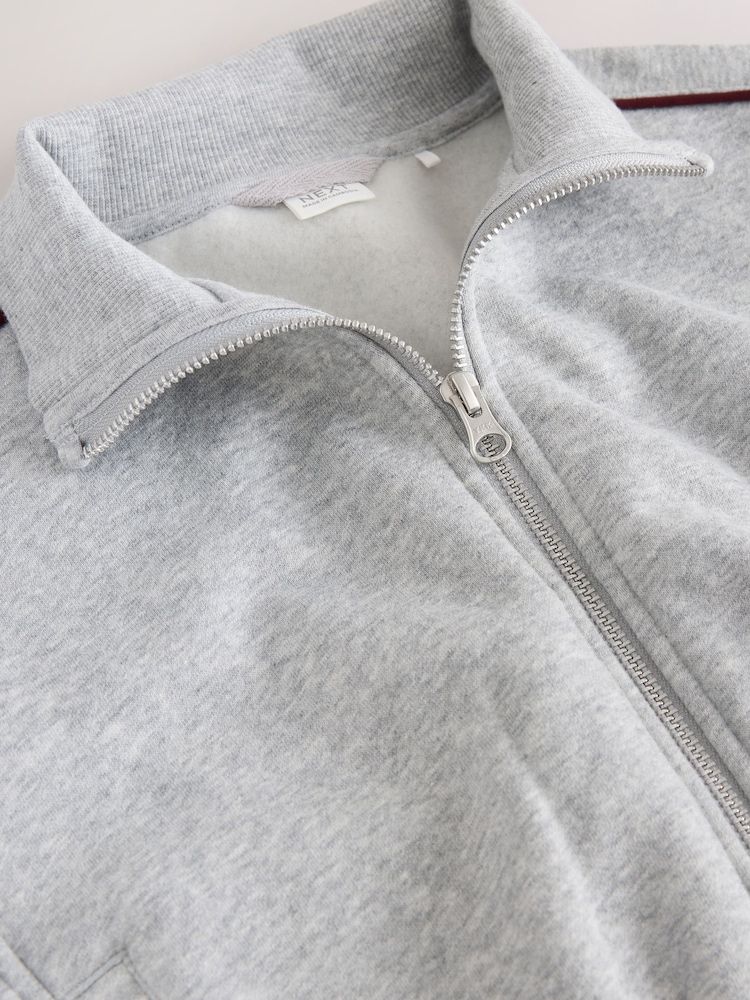 Grey Zip Through Sweatshirt (3-16yrs) - Image 8 of 8 Grey Zip Through Sweatshirt (3-16yrs) - Image 8 of 8