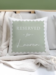 Personalised Reserved For Cushion by PMC - Image 1 of 3