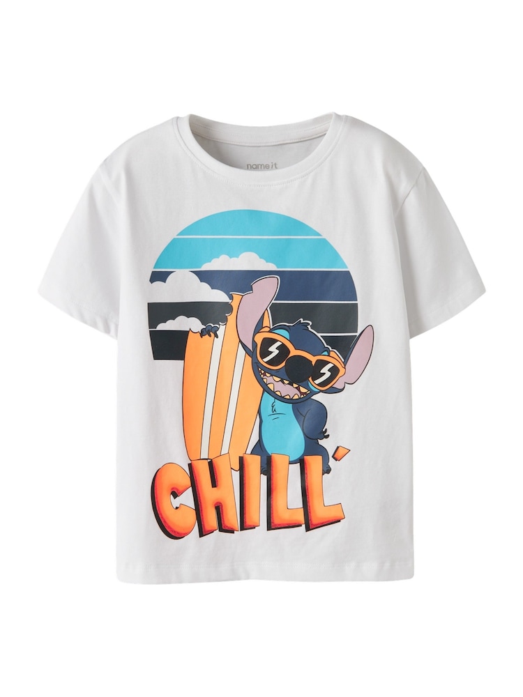 Name It White Stitch Short Sleeve T-Shirt - Image 4 of 4