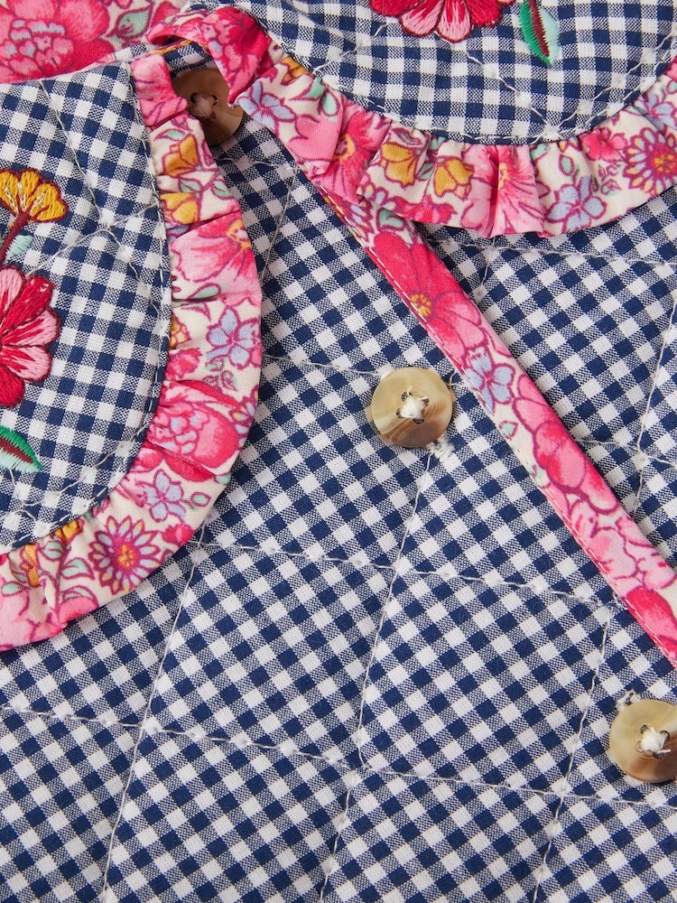 سترة مربعات بطبعة زهور من Monsoon - Image 4 of 4