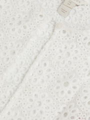 Monsoon Cream Carmela Crochet Long Sleeve Cardigan - Image 4 of 4