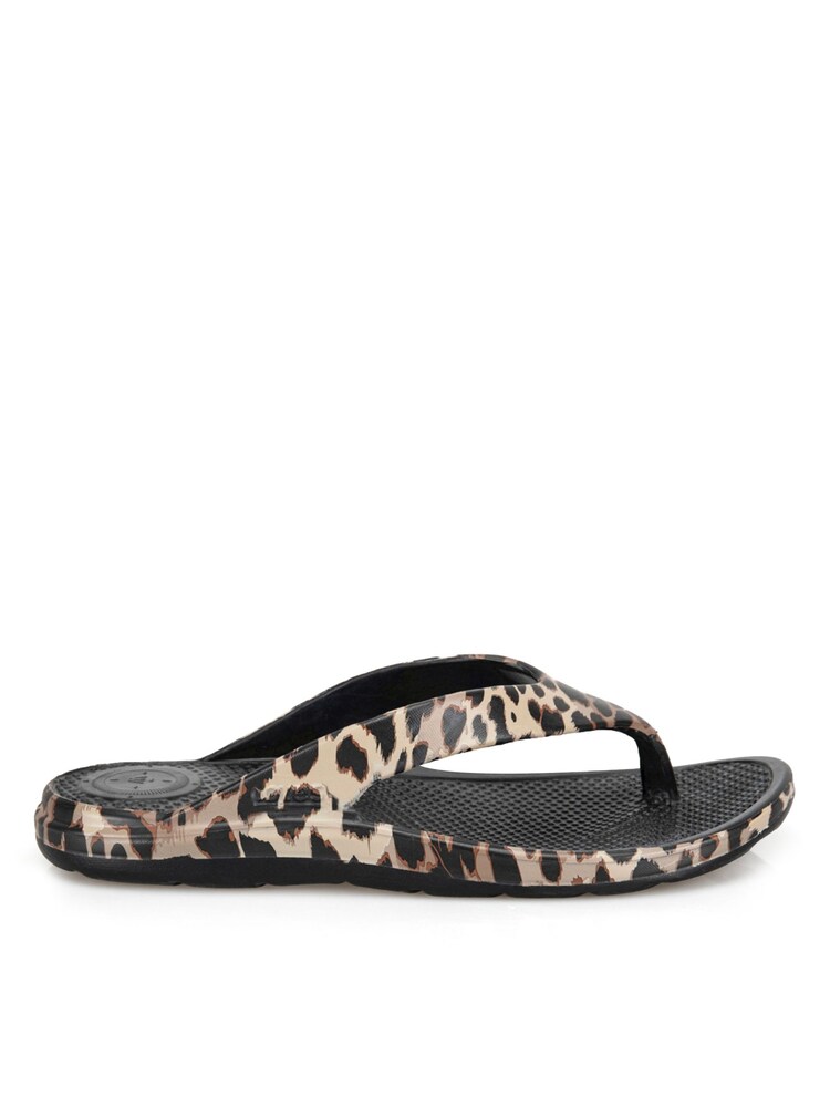 Totes Animal Solbounce Toe Post Flip Flops Sandals - Image 2 of 5