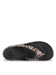 Totes Animal Solbounce Toe Post Flip Flops Sandals - Image 4 of 5