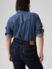 Levi's® Blue 724-High-Rise-Straight Jeans - Image 8 of 11