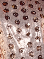 Friends Like These Gold Short Sleeve Sequin Blouse - Image 3 of 6