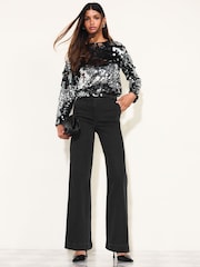 Friends Like These Silver Premium Disc Sequin Top - Image 2 of 6