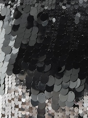 Friends Like These Silver Premium Disc Sequin Top - Image 6 of 6