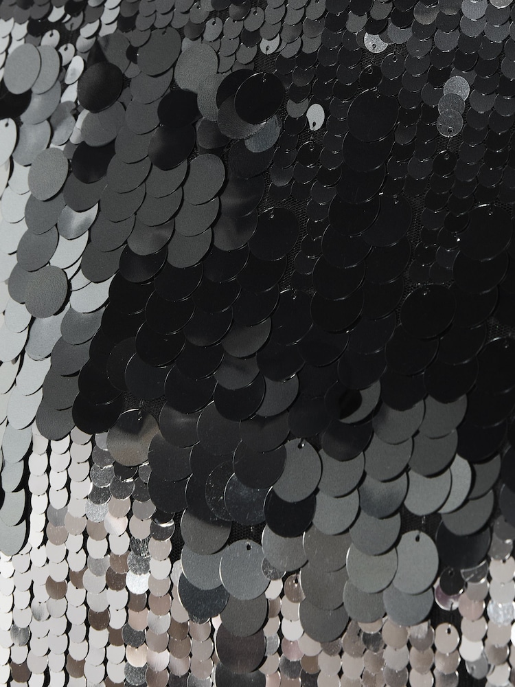 Friends Like These Silver Premium Disc Sequin Top - Image 6 of 6