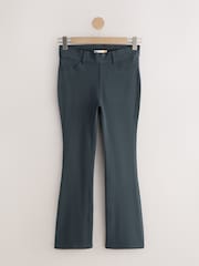 Teal Blue Jersey Bootcut Leggings - Image 6 of 8