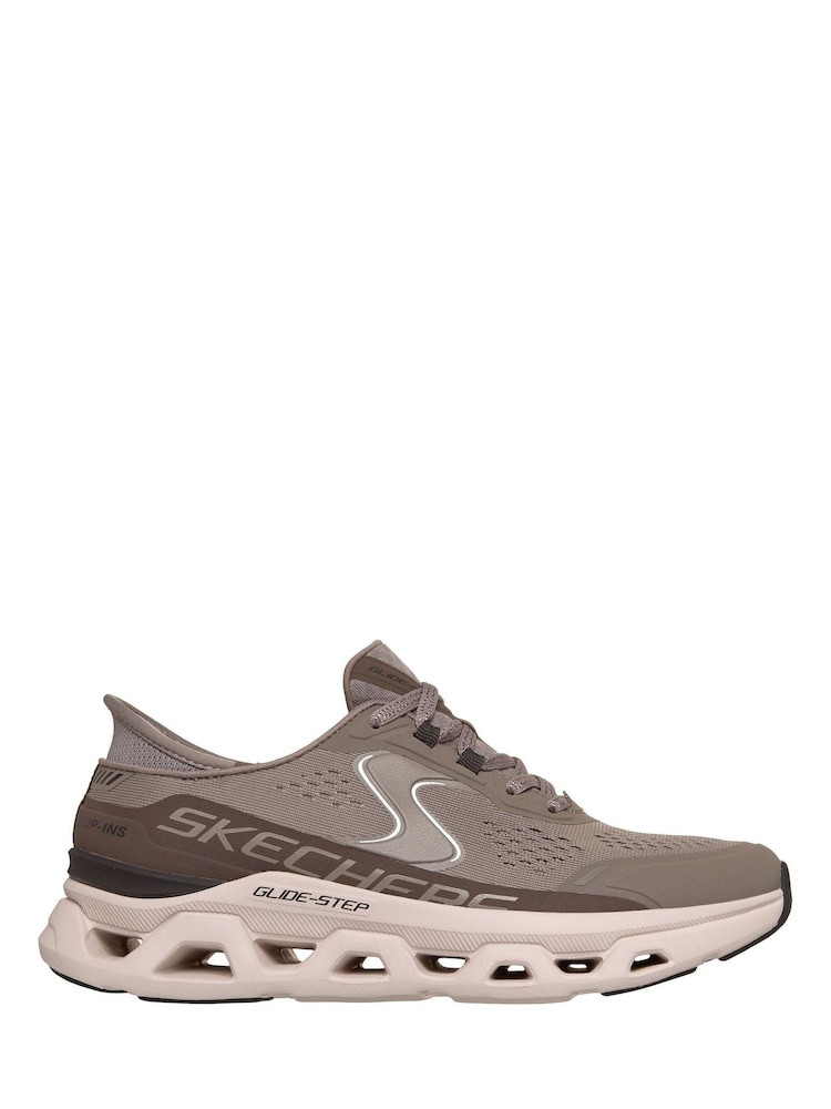 Skechers Dark Grey Slip-Ins Glide-Step Altus Trainers - Image 1 of 6