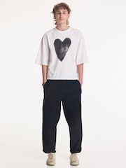Religion White Heart Crop T-Shirt - Image 3 of 4