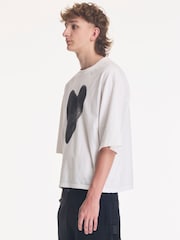 Religion White Heart Crop T-Shirt - Image 4 of 4