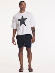 Religion White Star Crop T-Shirt - Image 3 of 4