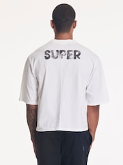 Religion White Star Crop T-Shirt - Image 4 of 4