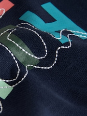 Темно-синій - Paul Smith Junior Graphic Sweatshirt and Joggers Set - Image 10 of 15