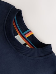 Темно-синій - Paul Smith Junior Graphic Sweatshirt and Joggers Set - Image 14 of 15
