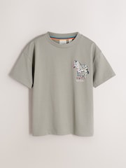 Paul Smith Junior Black/Grey/Burgundy Graphic T-Shirts 3 Pack - Image 2 of 9