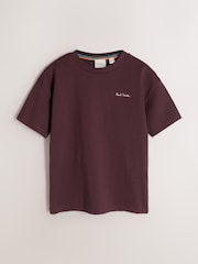 Paul Smith Junior Black/Grey/Burgundy Graphic T-Shirts 3 Pack - Image 4 of 9