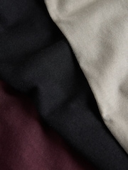 Paul Smith Junior Black/Grey/Burgundy Graphic T-Shirts 3 Pack - Image 6 of 9