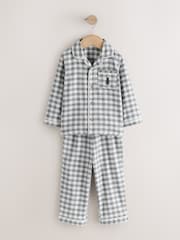 Grey/Ecru Check Christmas Matching Family Pyjamas (9mths-16yrs) - Image 1 of 4