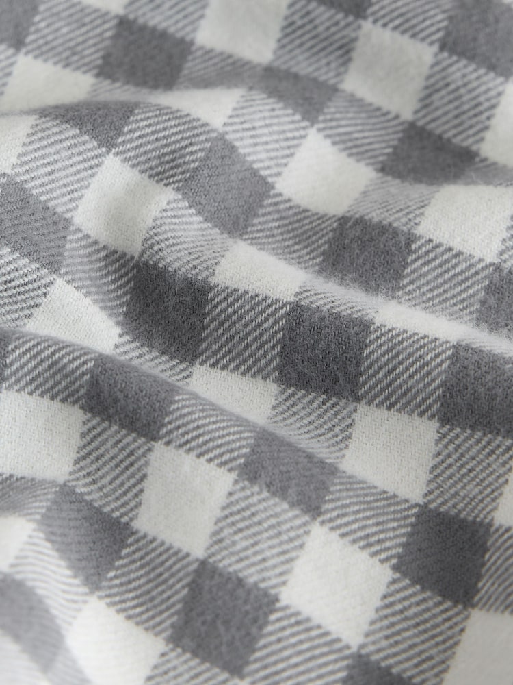 Grey/Ecru Check Christmas Matching Family Pyjamas (9mths-16yrs) - Image 4 of 4