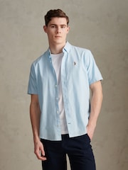 U.S. Polo Assn kortermet Oxford-skjorte - Bilde 1 av 8