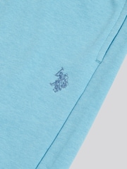 U.S. Polo Assn Blue Double Horsemen Sweat Shorts - Image 7 of 8