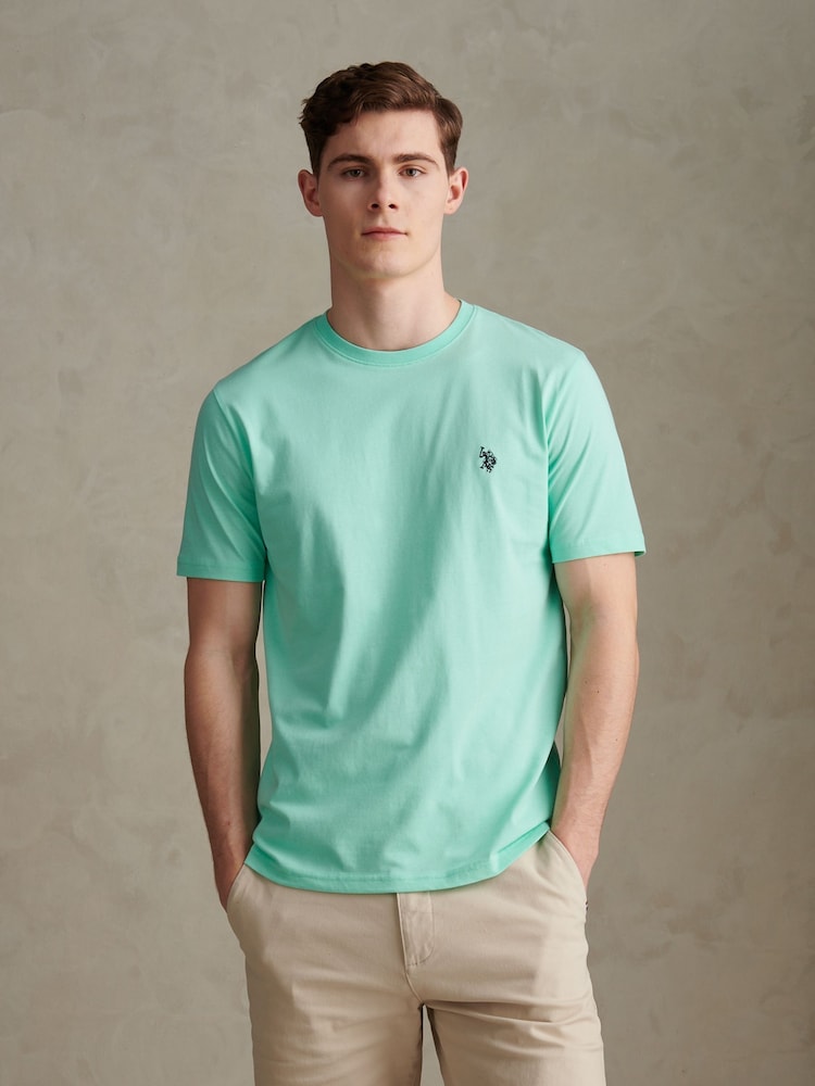 U.S. Polo Assn. Green Double Horsemen T-Shirt - Image 1 of 7