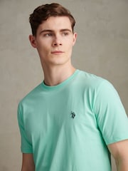 U.S. Polo Assn. Green Double Horsemen T-Shirt - Image 4 of 7