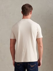 Neutralna boja - U.S. Polo Assn. Grafička majica Arch Script - Slika 4 od 7