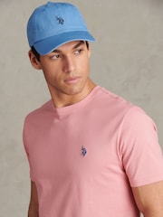 U.S. Polo Assn Pink Double Horsemen T-Shirt - Image 4 of 4