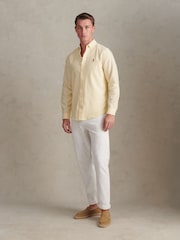 U.S. Polo Assn Cream Peached Oxford Shirt - Image 3 of 9