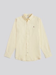 U.S. Polo Assn Cream Peached Oxford Shirt - Image 6 of 9