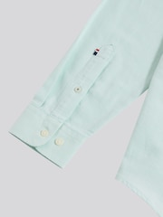 U.S. Polo Assn Light Green Peached Oxford Shirt - Image 10 of 10